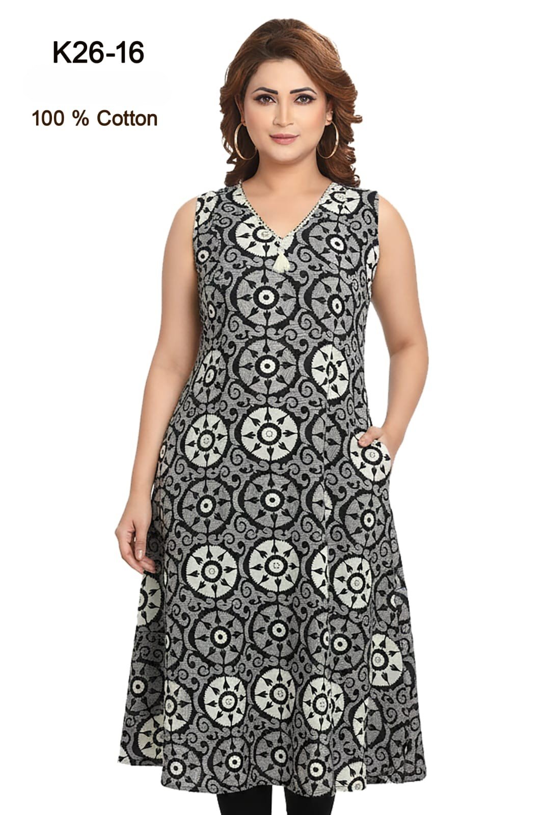 100% Cotton Kurti - K26-16