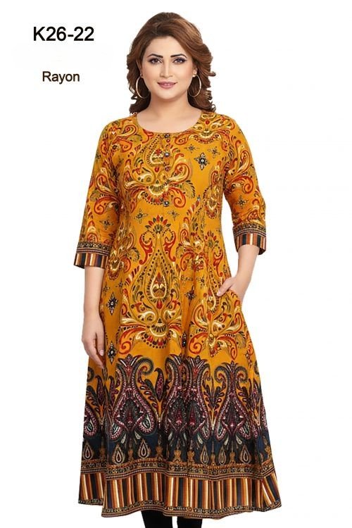 Rayon Kurti - K26-22